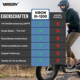 Elektro Scooter mit Straßenzulassung ABE E-Scooter Elektroroller eKFV Zulassung Faltbar Roller EScooter - schwarz