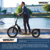 Elektro Scooter mit Straßenzulassung ABE E-Scooter Elektroroller eKFV Zulassung Faltbar Roller EScooter - schwarz