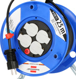 Brennenstuhl Garant® Kabeltrommel Verlängerungskabel 25m Ø240mm 4 Dosen Indoor - ALXY-Shop