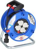 Brennenstuhl Garant® Kabeltrommel Verlängerungskabel 25m Ø240mm 4 Dosen Indoor - ALXY-Shop