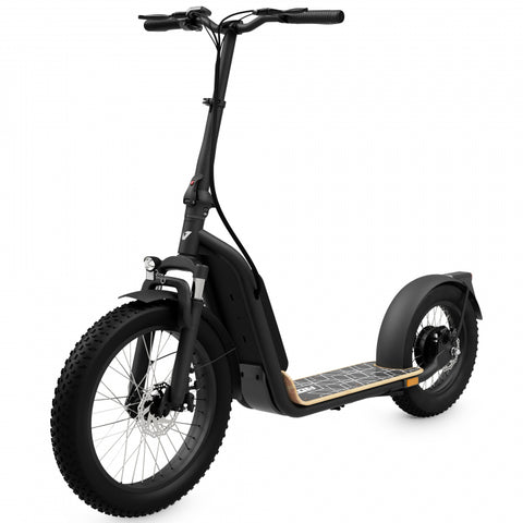 Elektro Scooter mit Straßenzulassung ABE E-Scooter Elektroroller eKFV Zulassung Faltbar Roller EScooter - schwarz