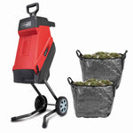 SCHEPPACH Elektro 2in1 Gartenhäcksler GS55 Häcksler Schredder 2 Fangsäcke 2400W