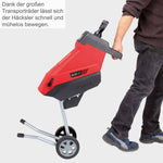 SCHEPPACH Elektro 2in1 Gartenhäcksler GS55 Häcksler Schredder 2 Fangsäcke 2400W