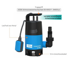 Güde Schmutzwasserpumpe Schmutzwasser Pumpe GS4002P 7500 l/h Tauchpumpe 94630