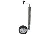 LAS Stützrad mit Kurbel PKW-Anhänger Trailer Traglast 150kg Vollgummirad 10615