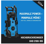 Güde Hochdruckreiniger 165 Bar 2100 Watt Schlauchtrommel Variolanze 85926