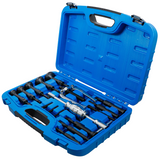 BGS Grundloch Innenlager Abzieher Set Gleithammer Getriebereparatur 5-52mm 70108