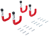 BGS Wandhaken Satz Haken Aufhänger universal Wand Montage 4Stk.+Schrauben 88314