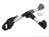 Eufab Rahmenhalter verstellbar lang 40cm Ø25+30mm abschließbar Fahrradträger 11248