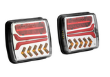 LAS Beleuchtungssatz Anhänger kabellos m. Magnet 13-Pol Beleuchtung Koffer 10154