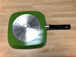 Grillpfanne Bratpfanne Pfanne Ø 28x28 cm Aluguss Induktion braten ALLE Herde