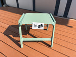 GREEN LOUNGE Fußhocker Hocker Stuhl Alu bis 120kg 2x2 Textilen ca.50x52x42cm