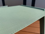 GREEN LOUNGE Fußhocker Hocker Stuhl Alu bis 120kg 2x2 Textilen ca.50x52x42cm