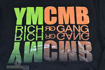 YMCMB MEN HOODIE KAPUZEN PULLOVER SWEAT KAPUZENPULLOVER SCHWARZ