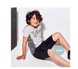 GSUS T-SHIRT POLO KURZARM SHIRT KINDER JUNGEN/BOYS GR. 146-176 THULI GRAU