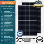 810 W / 600 W Balkonkraftwerk Solaranlage Photovoltaik Steckerfertig WIFI Smart