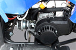 TORINO ATV KINDERQUAD POCKETQUAD MINIQUAD QUAD POCKET BIKE 49CC E-START blau/schwarz