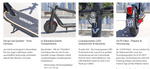 Elektro Scooter Roller Elektroroller Alu E-Scooter 500W mit ABE Straßenzulassung / Farbwahl