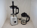 BIOCHEF Mixer Smoothie Maker Crusher Aurora Kochen 2L Glas/1,75L Vakuumbehälter