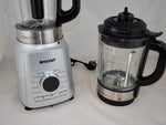 BIOCHEF Mixer Smoothie Maker Crusher Aurora Kochen 2L Glas/1,75L Vakuumbehälter