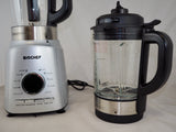BIOCHEF Mixer Smoothie Maker Crusher Aurora Kochen 2L Glas/1,75L Vakuumbehälter