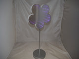LUMIDA LED Casa Stehlampe Blumenlampe Licht Spiegel 3D-Effekt Timer ca. 60cm