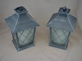 LUMIDA Casa 2er-Set Laternen Flammeneffekt 66 LEDs Timer Kerze Licht Outdoor
