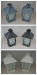 LUMIDA Casa 2er-Set Laternen Flammeneffekt 66 LEDs Timer Kerze Licht Outdoor